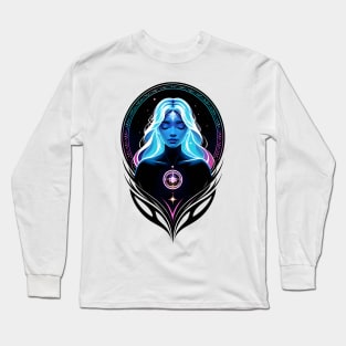 Meditation Girl 05 Long Sleeve T-Shirt